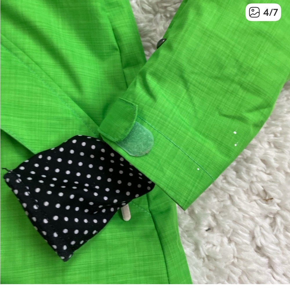 O'Neill Bright Green Ski Jacket - Picture 5 of 10